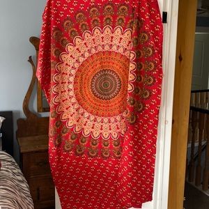 Red tapestry